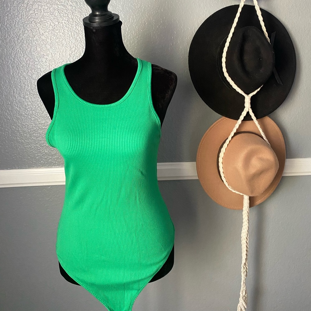 Green bodysuit